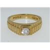 Image 4 : 14K Yellow Gold Diamond Ring