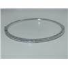 Image 1 : 14K WhiteGold Diamond Bangle
