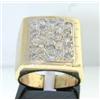 Image 1 : This is a Wonderful 14K Yellow Gold Diamond Ring