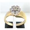 Image 1 : 10K Yellow Gold Diamond Ring