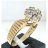 Image 3 : 10K Yellow Gold Diamond Ring