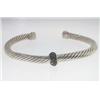 Image 1 : David Yurman Silver Black Onyx  Bangle!