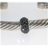 Image 3 : David Yurman Silver Black Onyx  Bangle!