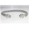 Image 1 : David Yurman Silver Diamond Bangle