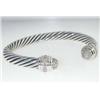 Image 2 : David Yurman Silver Diamond Bangle