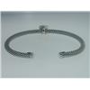 Image 3 : David Yurman 18k Yellow Gold/Silver, Onyx Bangle!