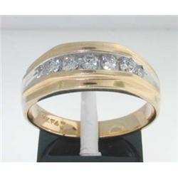 14K Yellow Gold Diamond Ring