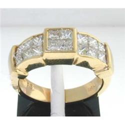 14K Yellow Gold Diamond Ring