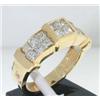 Image 2 : 14K Yellow Gold Diamond Ring
