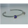 Image 2 : David Yurman 18k Yellow Gold/Silver, Amethyst Bangle!