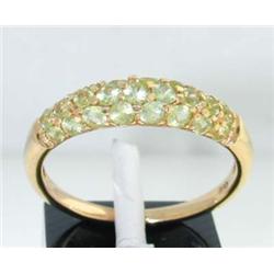 14K Yellow Gold Peridot Ring