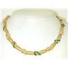 Image 1 : Krypell 18K Gold  Sapphire, Emerald & Diamond Necklace.