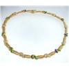 Image 2 : Krypell 18K Gold  Sapphire, Emerald & Diamond Necklace.