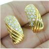 Image 1 : Fred Paris 18K Yellow Gold  Diamond Earring