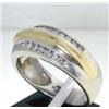 Image 3 : 14K 2- toned Gold Diamond Ring