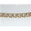 Image 2 : 14k Yellow Gold  Diamond Bracelet