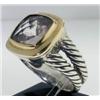 Image 2 : David Yurman Silver & 18K Yellow Gold Quartz Ring