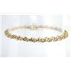 Image 1 : 14k Yellow Gold  Diamond Bracelet