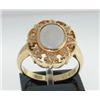 Image 1 : 14k Yellow Gold Opal Diamond Ring