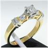 Image 2 : 14k Two-tone Gold Diamond Ring