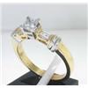 Image 3 : 14k Two-tone Gold Diamond Ring
