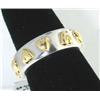 Image 3 : Platinum / 18K Yellow Gold Ring