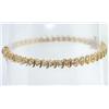 Image 1 : 14k Yellow Gold  Diamond Bracelet
