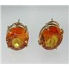Image 2 : 14K Yellow Gold Citrine Earring