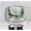 Image 1 : David Yurman Silver Lime Citrine & Diamond Ring