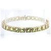 Image 1 : 10K  Yellow Gold Peridot Bracelet
