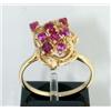 Image 1 : 14K Yellow Gold Ruby Ring