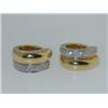 Image 4 : 14K Yellow Gold  Diamond  Earring