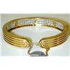 Image 3 : Cartier 18Kt Two-Tone Gold Diamond Bangle!