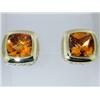 Image 1 : David Yurman18k Gold /Silver Citrine Earrings!