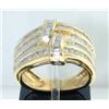 Image 1 : 14k Yellow Gold Diamond Ring,