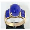 Image 1 : 10k Yellow Gold Lapis Ring