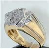 Image 2 : 10k 2-Tone Gold Diamond Ring
