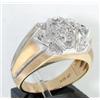 Image 3 : 10k 2-Tone Gold Diamond Ring