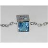 Image 2 : Gucci 18K White Gold Blue Topaz Bracelet