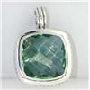 Image 1 : David Yurman Silver Prasiolite Pendant
