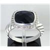 Image 1 : David Yurman Silver Onyx Diamond Ring