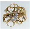 Image 1 : Dimodolo 18k 2-toned Gold Diamond Pin.
