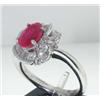 Image 2 : Platinum Lady's Ruby & Diamond Ring