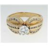 Image 1 : 14k Two-tone Gold Diamond Ring