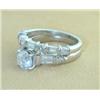 Image 4 : Platinum Diamond Lady's Engagement Ring & Band Set