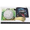 Image 1 : 2016 1/4OZ TYRANNOSAURUS REX #19, $20 FINE SILVER