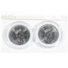 Image 3 : TWO 1992 ALBERTA CANADA 25 CENT IN CAPSULE WITH