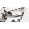 Image 2 : STERLING SILVER FLORAL MOTIF BROOCH