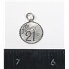 Image 1 : 1.89 GRAMS ALWAYS 21 STERLING PENDANT