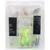 Image 2 : NEW 11PC RIGGED GRUBS AND SHAD KIT